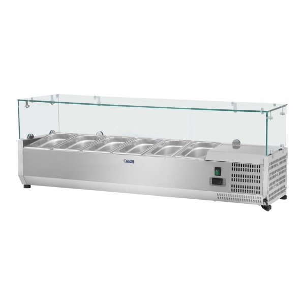Countertop Refrigerated Display Case 150 X 39 Cm 6 Gn 1 3